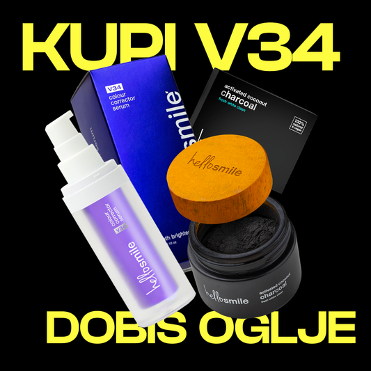 Kupi enega, dobiš dva! – Serum V34 + Aktivno Oglje